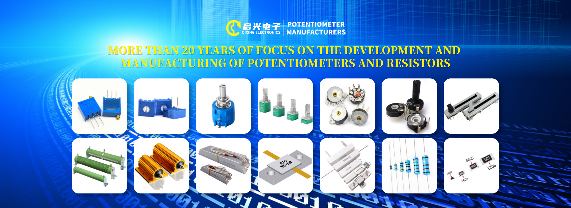 qualité Potentiomètres de trimmer usine