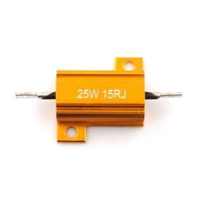 Qualité Résistance de lampe avec boîtier en aluminium 50W6RHID Résistance de décodage Coque en aluminium dorée pour LED de voiture usine