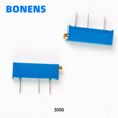 Qualité Potentiomètre à tour unique série 3386 10k Ohms Tension de tenue 500V Trimmer en métal et glaze de verre usine