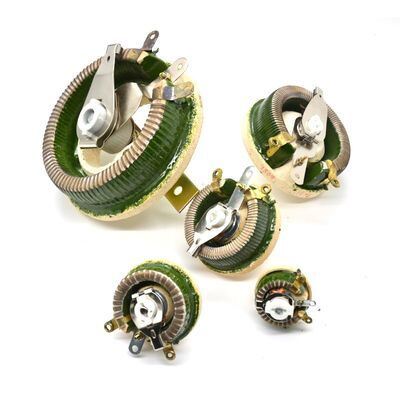 Qualité BC1 résistance de puissance Variable rhéostat disque rond résistance réglable bobinée 25W 50W 100W usine