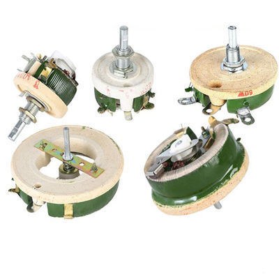 Qualité Résistance variable en porcelaine vitrée à disque BC1 bras en spirale Rhéostat 500W 1KW 1500W usine