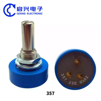 Potentiomètre rotatif sans pas à 360 degrés Potentiomètre plastique conducteur 357 22E B202