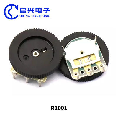Potentiomètre de roue à cadran 1K Ohm pour commande de commutateur de volume audio stéréo 16x6 mm