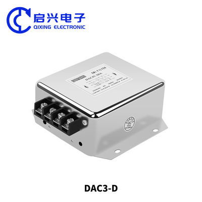 Conception du circuit de filtrage à étage unique Filtre EMI DAC3-D pour tension nominale 380/440VAC