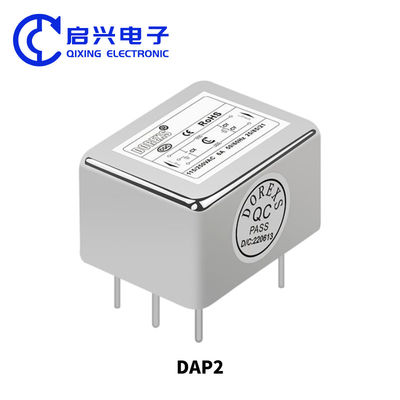 DAP2 Filtre d'alimentation à faible débit Montage PCB Filtre d'alimentation EMC EMI à phase unique