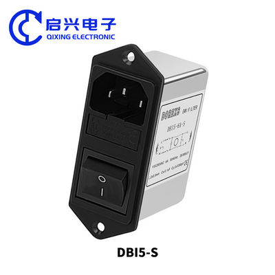 Filtres de bruit de ligne électrique DBI5-S EMI avec type de prise IEC à fusible