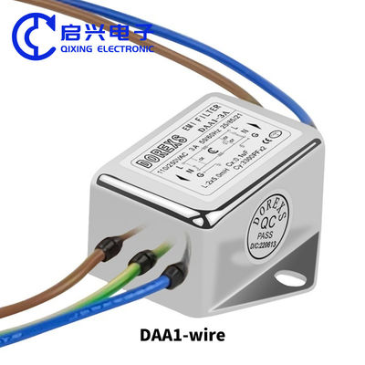 DAA1 10A filtrage par EMI ligne électrique filtrage par EMI fabricant de filtrage par bruit monophasé AC 110VAC-250VAC 3A 6A 10A filtrage par EMI 16a
