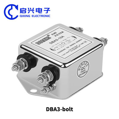 DBA3 Boulonnage d'alimentation électrique monophasique Filtre du bruit AC 220VAC 40a