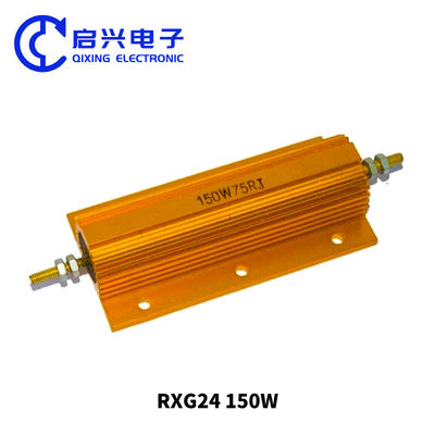 Rxg24 Résistant à plaie de fil 25W 50W 75W 100W 200W 300W 500W Résistant à coquille en or à haute puissance
