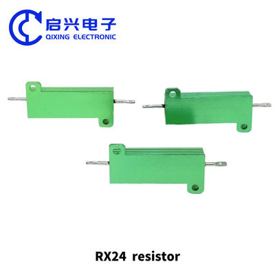 RX24 Résistant de boîtier en aluminium 50w Résistant de charge de vieillissement limitant le courant vert