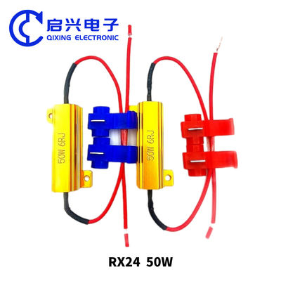 Résistant à enroulement par câble en coque en aluminium doré pour lampes LED de voiture à performance stable