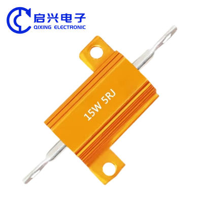 RX24 15W 5rj Résistant en fil de fer Résistant de puissance de freinage de charge de coque en aluminium
