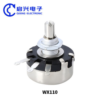 1W potentiomètre à câble à bobine unique 100 Ohm potentiomètre Wx110