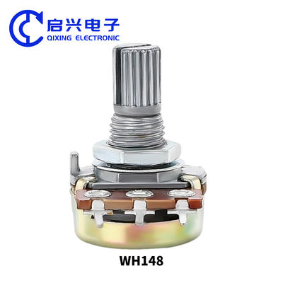 Le potentiomètre rotatif à angle droit conique WH148 potentiomètre linéaire B500K