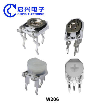W206 0,25W Potentiomètre à bobine simple avec réglage facile et fonctionnalité à long terme