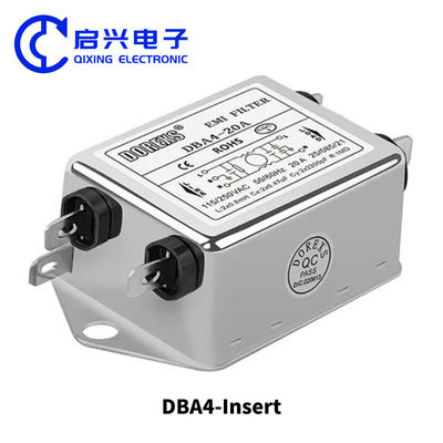 Filtre électrique EMI monophase 220V série DBA4 courant 20A-30A