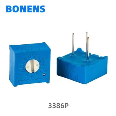 3386 3386P Potentiomètre de découpage à tour unique 0,5w 10% 1K 2K 5K 10K 20K 50K 100K 3386 Résistance variable