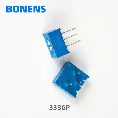 3386P Potentiomètre de découpage à tour unique 0,5w 10% 1K 2K 5K 10K 20K 50K 100K 3386 Résistance variable