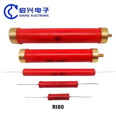 Ri80 10W 20W 30W 50W 100W 200W 300W 500W 1000W 100 Ohm Résistances à haute tension cylindriques fixes