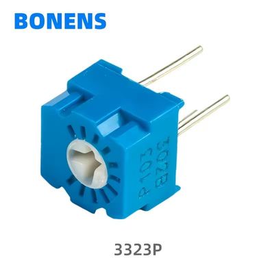3323P Retour unique Trimmer de vitrage en verre métallique Potentiomètre 5k Résistance réglable de précision
