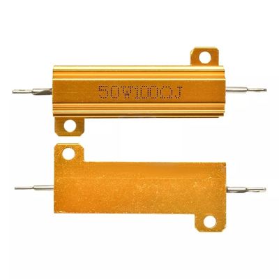 RX24 50w 100RJ Résistance en aluminium doré à haute puissance