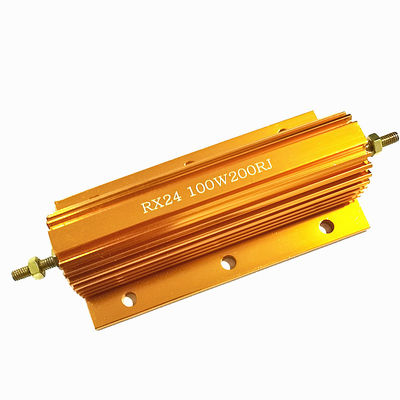 RX24 100W Or Aluminium logé Wirewound Résistant de puissance Résistant de puissance Résistant de freinage dynamique