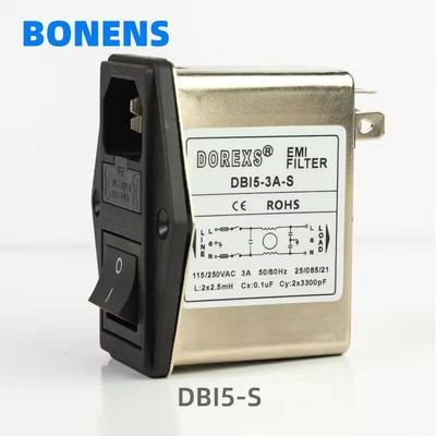 Filtre EMI DBI5-S avec double fusible et commutateur pour les achats en vrac et une commande minimale faible