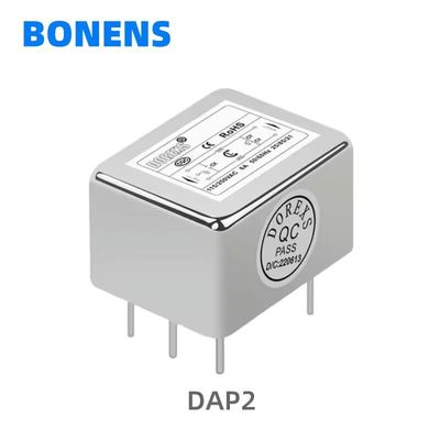 DAP2 1A 3A 6A 10A montage de circuits imprimés monophase EMI filtre de puissance EMC filtres emi moteur de circuits imprimés filtre de bruit pour amplificateur