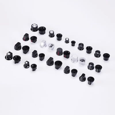 Vente de bouton audio de contrôle du volume en aluminium 6 mm bouton d'arbre personnalisé