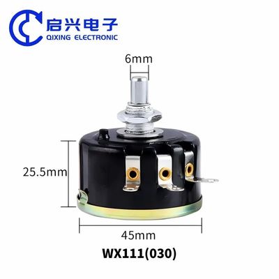 WX111 ((030) 4K7 4,7K Ohm 3W réglable à virage unique Potentiomètre en fil