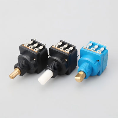 WH116AK Potentiomètre rotatif à film de carbone avec commutateur de pression pour instruments électroniques