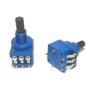 WH116AK série 10A Arbre en plastique à courant élevé Longue durée de vie Potentiomètre rotatif Potentiomètre antipoussière pour atténuateur