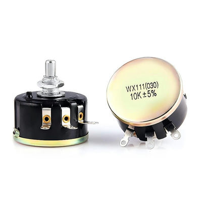 WX111 4K7 Potentiomètre de coupure de fil à tour unique Résistance réglable Potentiomètre 1W