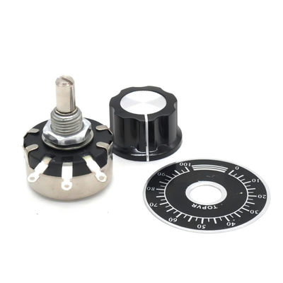 Potentiomètre de plaie de fil à tour unique de précision WX110 WX010 1W 470 Euro 1K 2K2 4K7 10K 22K