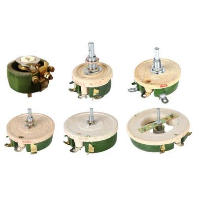 BC1 Résistance de puissance variable Rhéostat Disque rond Résistance réglable par câblage 25W 50W 100W 150w 200W 300W