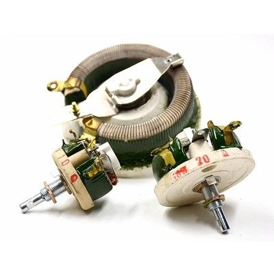 Potentiomètre à haute puissance par câblage de rotation Rhéostat disque céramique Résistant variable 25W 50W BC1-50W BC1