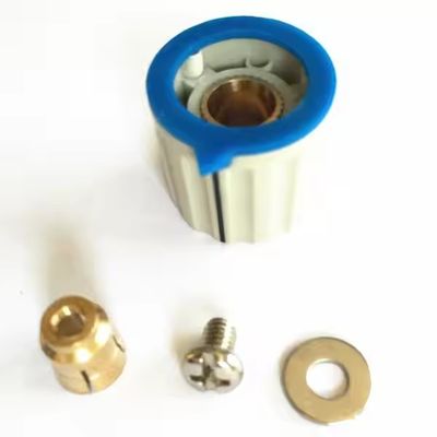 Poignée en plastique de 4 mm pour l'application du potentiomètre orange