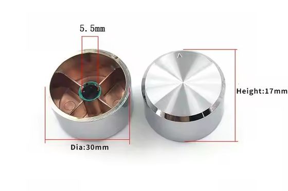 30*17 bouton de potentiomètre pour haut-parleur