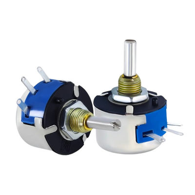 WX14-12 3W potentiomètre de plaie de fil à tour unique sans verrouillage 470 Ohms 1K 2K2 4K7 10K