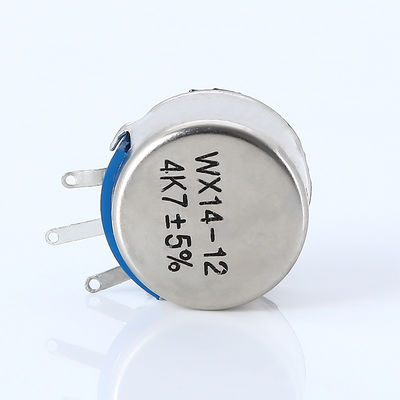 WX14-12 3W Potentiomètre de plaie par fil à virage unique 47R 100R 470R 1K 2K2 3K3 4K7 5K6 10K