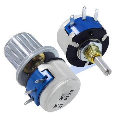 Résistant réglable à tour de fil unique potentiomètre wx14-12 3w 2k21k 2k2 3k3 4k7 20k 10k 22k 100r 470r