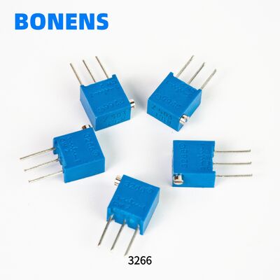 3266P Glaçage en verre métallique Potentiomètre à plusieurs tournants de précision 10K Résistance réglable