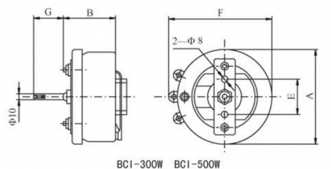Potentiom&egrave;tre &agrave; haute puissance par c&acirc;blage de rotation Rh&eacute;ostat disque c&eacute;ramique R&eacute;sistant variable 25W 50W BC1-50W BC1 5