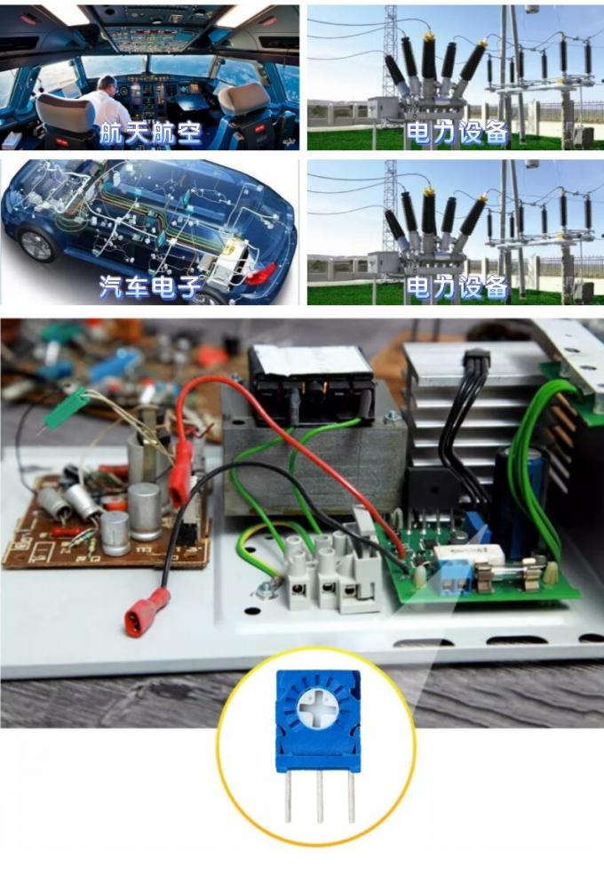 Série 3323 Potentiomètre de découpage de verre métallique à tour unique 3323s 5