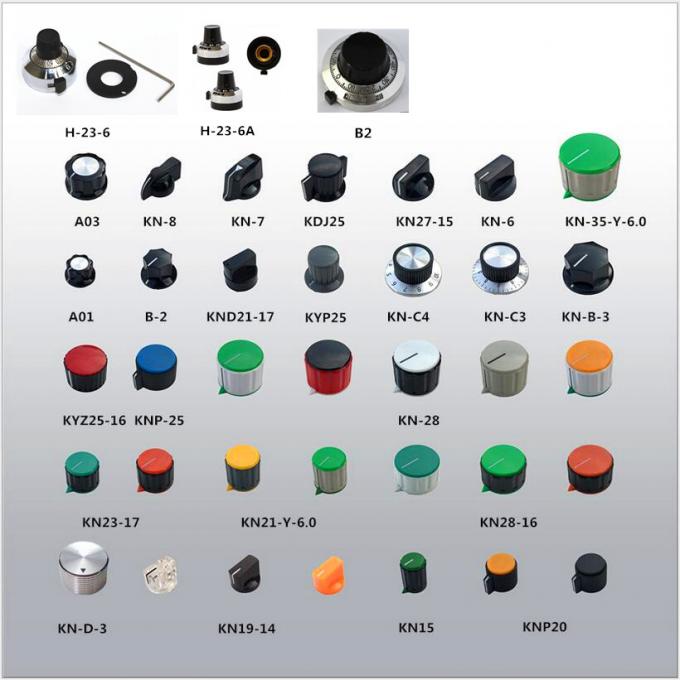 6X18T Bouton de r&eacute;gulation du volume de la guitare &agrave; enroulement 9