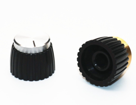 Bouton de son de l'amplificateur audio or argent bouton marshall en aluminium 0