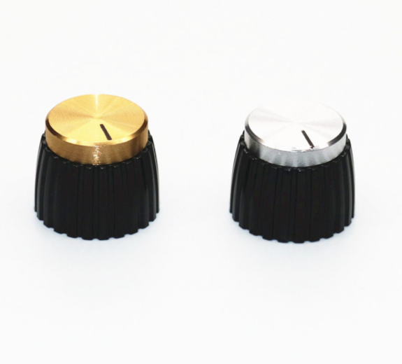 Bouton de son de l'amplificateur audio or argent bouton marshall en aluminium 3