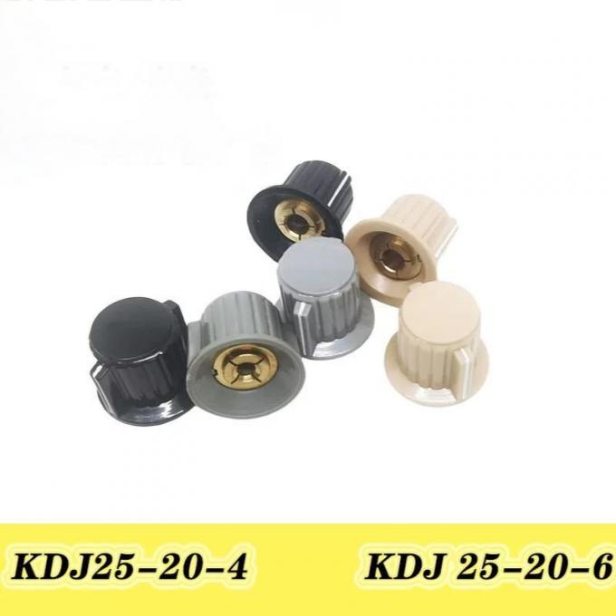 KDJ25-20 Bouton de commutation avec couleur noire, grise 2
