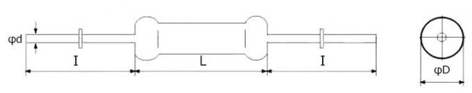 RX21 Peinture verte de haute précision Ciment à puissance fixe Résistance en fil de fer 0,5W 1W 2W 3W 4W 5W 6W 8W 10W 12W 3