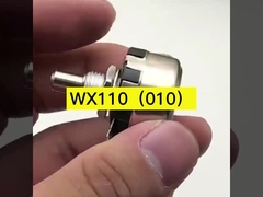 WX110 (010) potentiomètre à enroulement par fil à tour unique